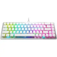 Roccat - Vulcan II Mini Mechanisch Optisch Gaming Toetsenbord Wit Wit met RGB Lightning - QWERTY amerikaans Toetsenbordindeling
