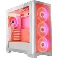 Modecom PC-behuizing Volcano Expanse S APEX ARGB MIDI Wit - Midi-torenformaat - ATX-moederbord