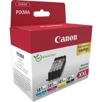 Canon CLI-581XXL - XXL Inktcartridge multipack - Zwart / Cyaan / Magenta / Geel