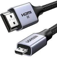 UGREEN Micro - HDMI - HDMI 2.1 8K adapterkabel 2m HD164 - grijs