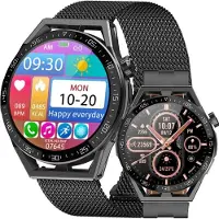 RUBICON Herensmartwatch RNCE88 – bellen, aanpasbare wijzerplaten (sr033c)