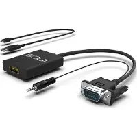 Inca IVTH-02 video kabel adapter 0,2 meter HDMI Type A (Standaard) VGA (D-Sub) Wit