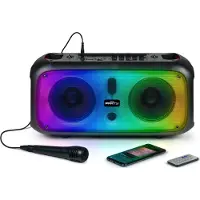 Partystrolche PARTYBTHPLH, 200 W, 100 - 20000 Hz, 4 ohm, 70 dB, Bekabeld en draadloos, 10 m