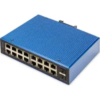 Digitus DN-651158 netwerk-switch Managed L2 Gigabit Ethernet (10/100/1000) Zwart, Blauw