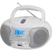 Sencor CD-radiospeler - - SPT 2700 WH - 3 W - CD / Bluetooth / MP3 - Wit