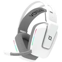 Aqirys Alya White 2.0 – Gaming Headset – Wit – Stereo – Lichtgewicht Headset met Mic