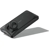 Veger MagMuti, 10000 mAh, lithium-polymeer (LiPo), draadloos opladen, 22,5 W, zwart