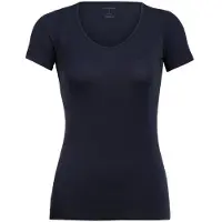 Icebreaker Siren SS Sweetheart Thermoshirt Dames Midnight Navy S