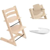Stokke Tripp Trapp bundel kinderstoel met babyset en tafelblad