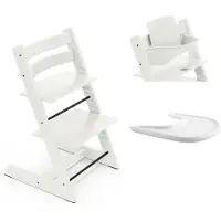 Stokke Tripp Trapp bundel kinderstoel met babyset en tafelblad