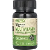 Deva Multivitamine & Mineraal Supplement (90 kleine vegetarische tabletten) -