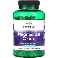Swanson Health , Magnesium Oxide, 400 mg, 250 Capsules (200 mg per Capsule)