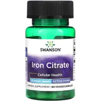 Swanson Health VoedingssupplementenSwanson Iron Citrate 25 Mg (60 capsules) 6946