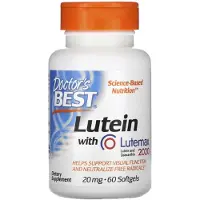 Doctors Best , Luteïne met Lutemax 2020, 20 mg, 60 Softgels