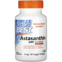 Doctors Best - Astaxanthine met AstaPure, 6mg - 90 vegetarische softgels