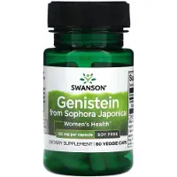 Swanson Health - Genisteïne uit Sophora Japonica, 125 mg - 60 vegetarische capsules