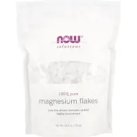 Now Solutions Magnesiumvlokken 100% puur van de oude Zechstein-zeebodem Hooggeconcentreerd 26,5-ounce