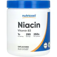 Nutricost , Niacine, Ongevoopt, 8.9 oz (250 g)