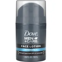 Dove , Men + Care, Face Lotion, Hydrate +, SPF 15, 1,69 fl oz (50 ml)
