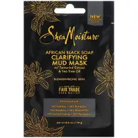 SheaMoisture - African Black Soap - Clarifying Mud Beauty Mask - Tamarind Extract & Tea Tree Oil -14 g