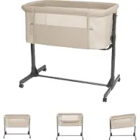 Kikkaboo Noah 2025 Co Sleeping Crib Beige Kinderen