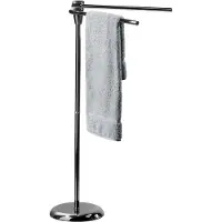 Spirella Handdoekhouder – Staand Handdoekrek voor de Badkamer met Meerdere Stangen voor Handdoeken en Washandjes