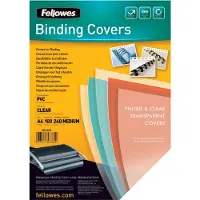 Fellowes Voorblad A4 PVC 240micron recycled 100 stuks - 2 stuks