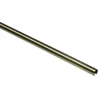 Gardinia gordijnroede met binnenrail, Ø 16 mm, antiek messing, 120 cm, messing