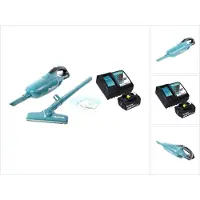Makita DCL 182 RG1 accustofzuiger 18 V + 1x accu 6,0 Ah + oplader