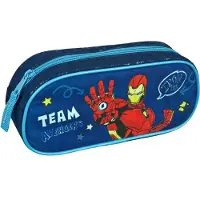 AVENGERS Iron Man Etui - Pennenetui voor Kinderen - Blauw