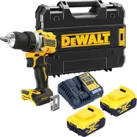 DeWalt DCD 800 P2T accuboormachine 18 V 90 Nm borstelloos + 2x accu 5.0 Ah + lader + TSTAK
