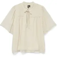 Vero Moda Blouse 'VMLeah' lichtbeige