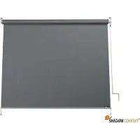 Nettenverkoop Shadow Comfort Rolgordijn Cool Grey 248 240 cm