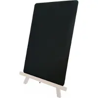 Hendi Krijtbord met houten ezel – 220x210x360 mm – zwart – MDF