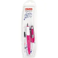 Herlitz My.pen Vulpen voor Rechtshandigen - Roze/Wit