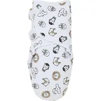 Meyco Baby Animal swaddlemeyco inbakerdoek gevoerd - multicolour - 0-3 maanden - 2.0 TOG