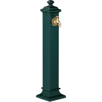 Relaxdays waterzuil met kraan - buitenkraan - antiek - 86 cm - waterkraan - gietijzer