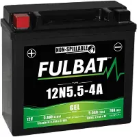 Fulbat 12N5.5-4A: Onderhoudsvrije GEL-accu