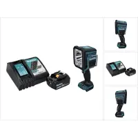 Makita DML 812 RG1 Oplaadbare LED handlamp 18 V 1250 lm + 1x oplaadbare accu 6.0 Ah + lader