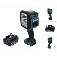 Makita DML 812 F1 Snoerloze LED handlamp 18 V 1250 lm + 1x oplaadbare accu 3.0 Ah - zonder oplader