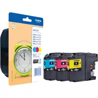 Brother Inktcartridge LC-125XLRBWBP 3-kleuren Multipack Hoge capaciteit