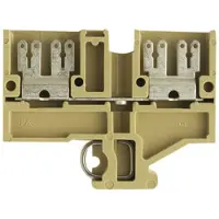 Weidmuller 0478260000 Doorgangsserieklem Kabelschoen Beige, Geel 50 stuk(s)