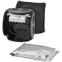 Hensel 62000100 Verdeeldoos Halogeenvrij, Verzegelbaar, Weerbestendig (l x b) 104 mm x 104 mm 1 stuk(s)