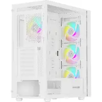 Genesis NPC-2173, behuizing DIAXID 605 ARGB met zichtpaneel, wit