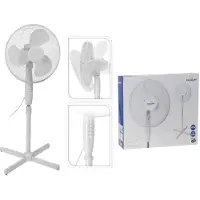 OEM - Staande ventilator - Statiefventilator - 40cm Wit - 45W