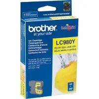 Brother Inktcartridge LC-980Y Geel