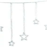 Annas collection Lichtgordijn 200 x 80 cm | Sterren | Extra warm wit | 364 lampjes