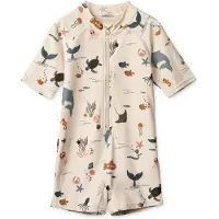 Liewood UV-bescherming 'Max' beige / bruin / grijs / donkergroen