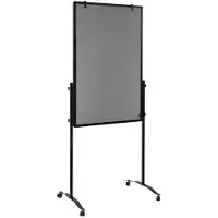Legamaster Mobiel Multibord Premium Plus - Grijs prikbord / Wit whiteboard - 120x
