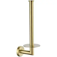 Guido Gusto Dubbele reserve rolhouder mat goud rond